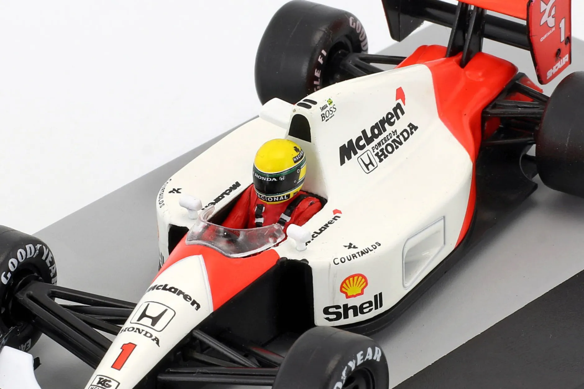 Ayrton Senna McLaren MP4/6 #1 Formel 1 Weltmeister 1991 1:43 Altaya