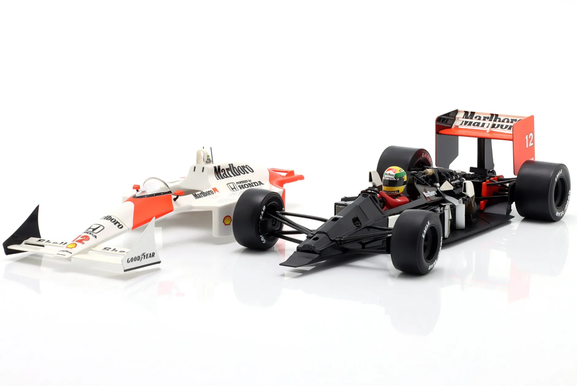 Ayrton Senna McLaren MP4/4 #12 Sieger Japan GP Formel 1 Weltmeister 1988 1:18 Premium X