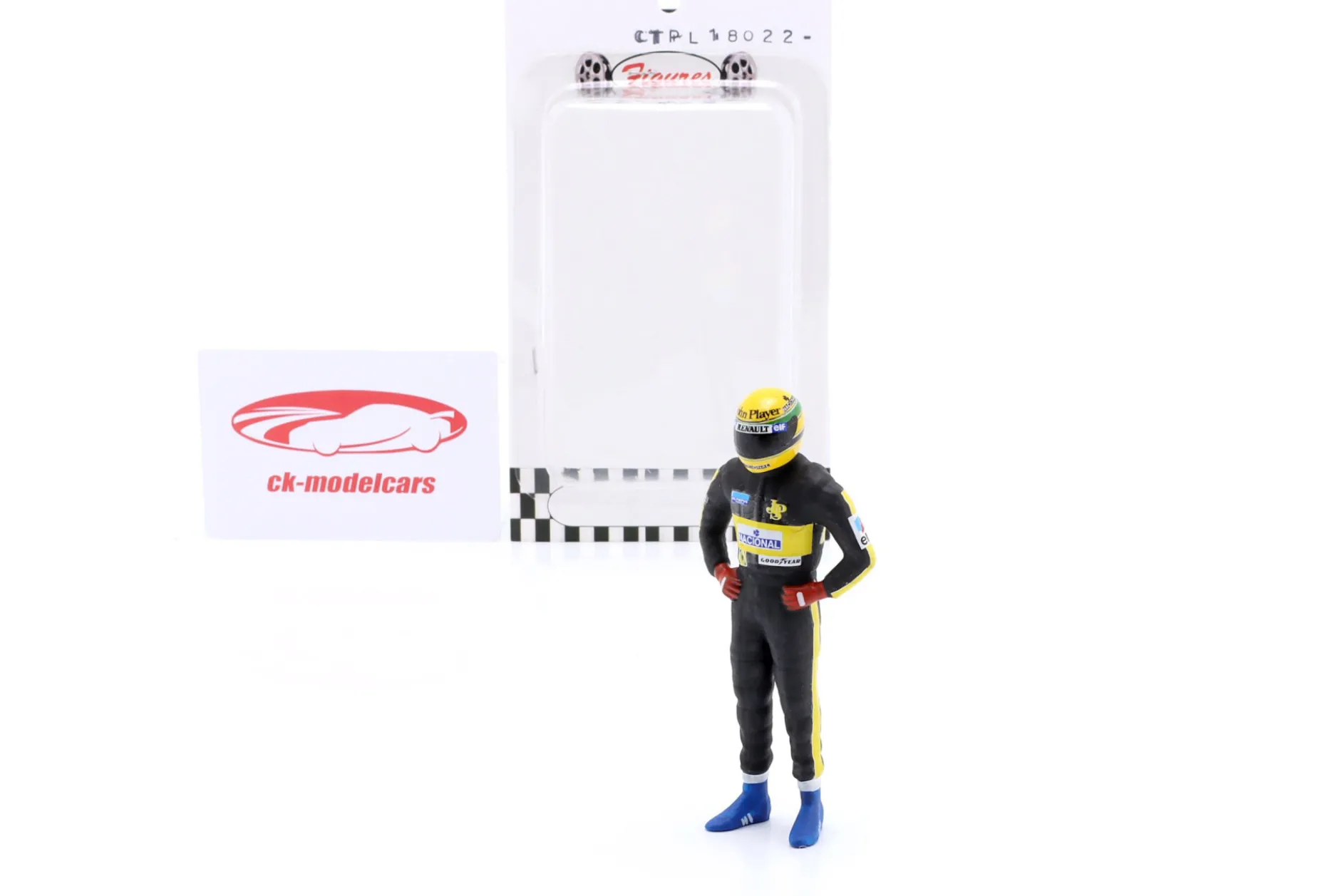 Ayrton Senna Team Lotus Formel 1 1985 Figur 1:18 Cartrix