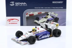 Ayrton Senna Toleman Hart TG184 #19 2nd Monaco GP Formel 1 1984 1:18 Minichamps