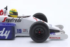 Ayrton Senna Toleman Hart TG184 #19 2nd Monaco GP Formel 1 1984 1:18 Minichamps