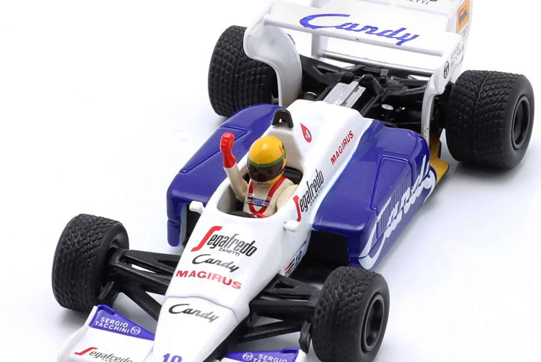 Ayrton Senna Toleman TG184 #19 2nd Monaco GP Formel 1 1984 1:64 TrueScale