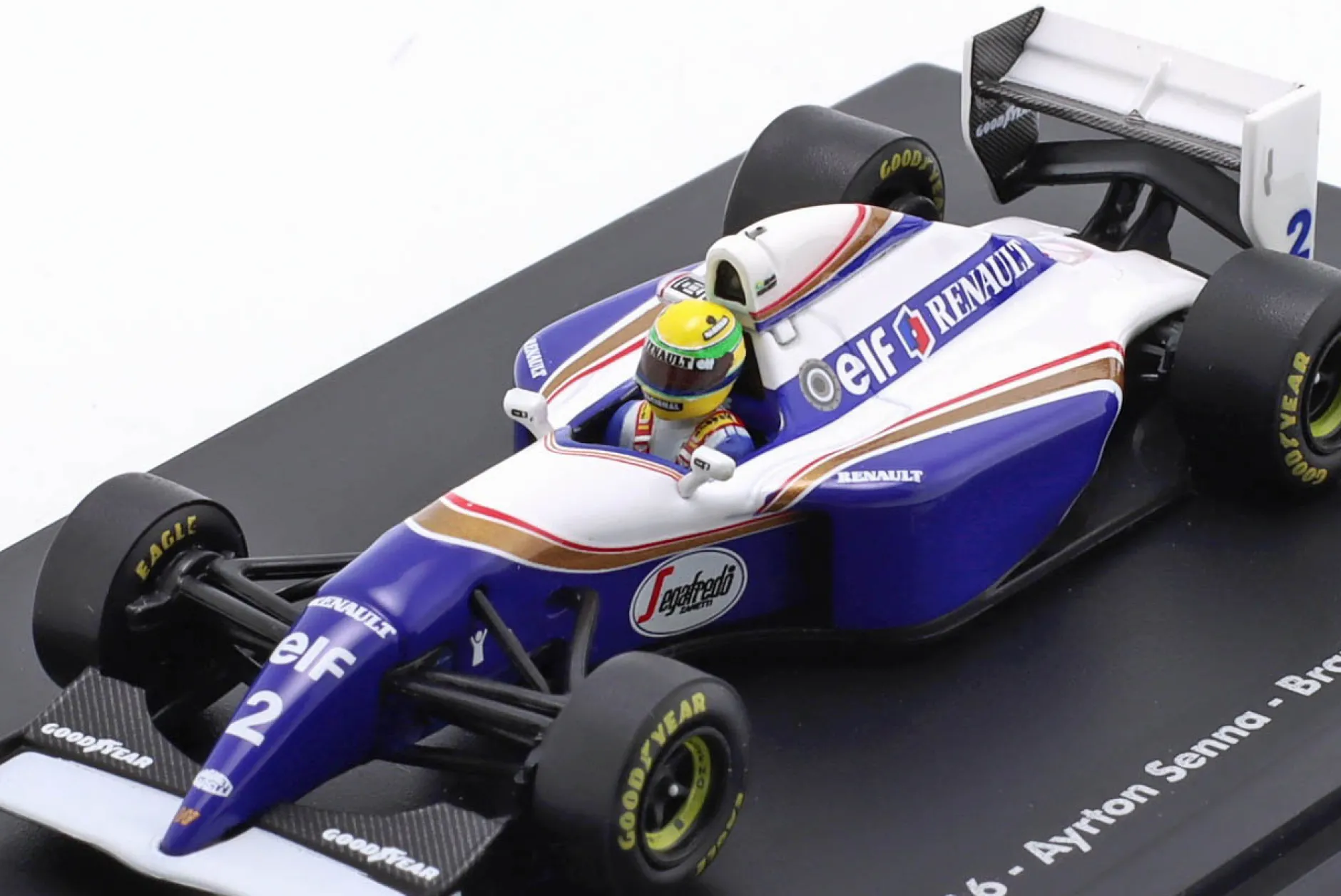 Ayrton Senna Williams FW16 #2 Brasilien GP Formel 1 1994 1:64 Minichamps