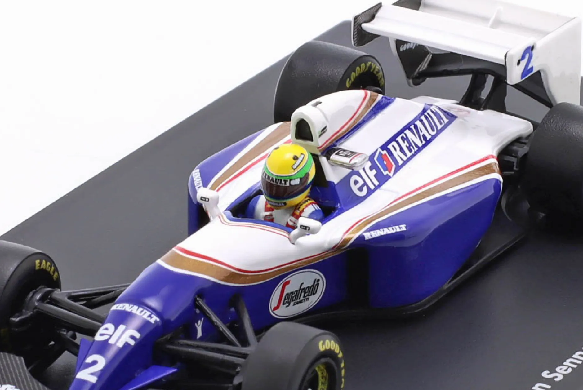 Ayrton Senna Williams FW16 #2 Pazifik GP Formel 1 1994 1:64 Minichamps