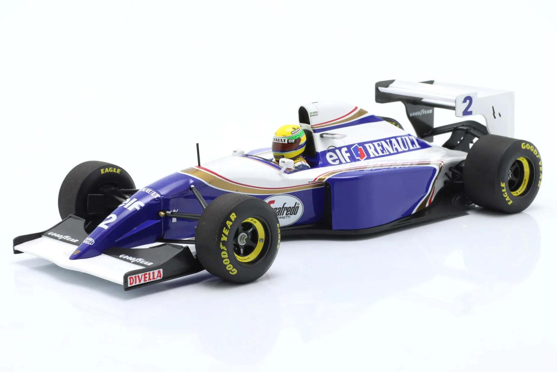 Ayrton Senna Williams FW16 #2 Pazifik GP Formel 1 1994 1:18 Minichamps