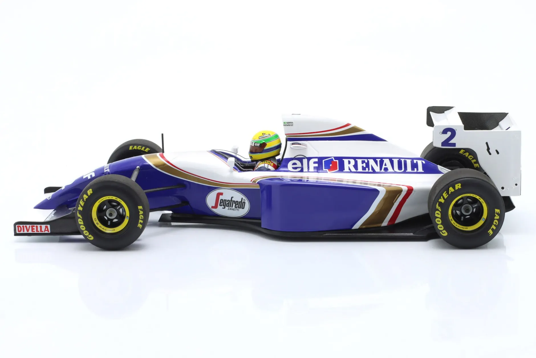 Ayrton Senna Williams FW16 #2 Pazifik GP Formel 1 1994 1:18 Minichamps