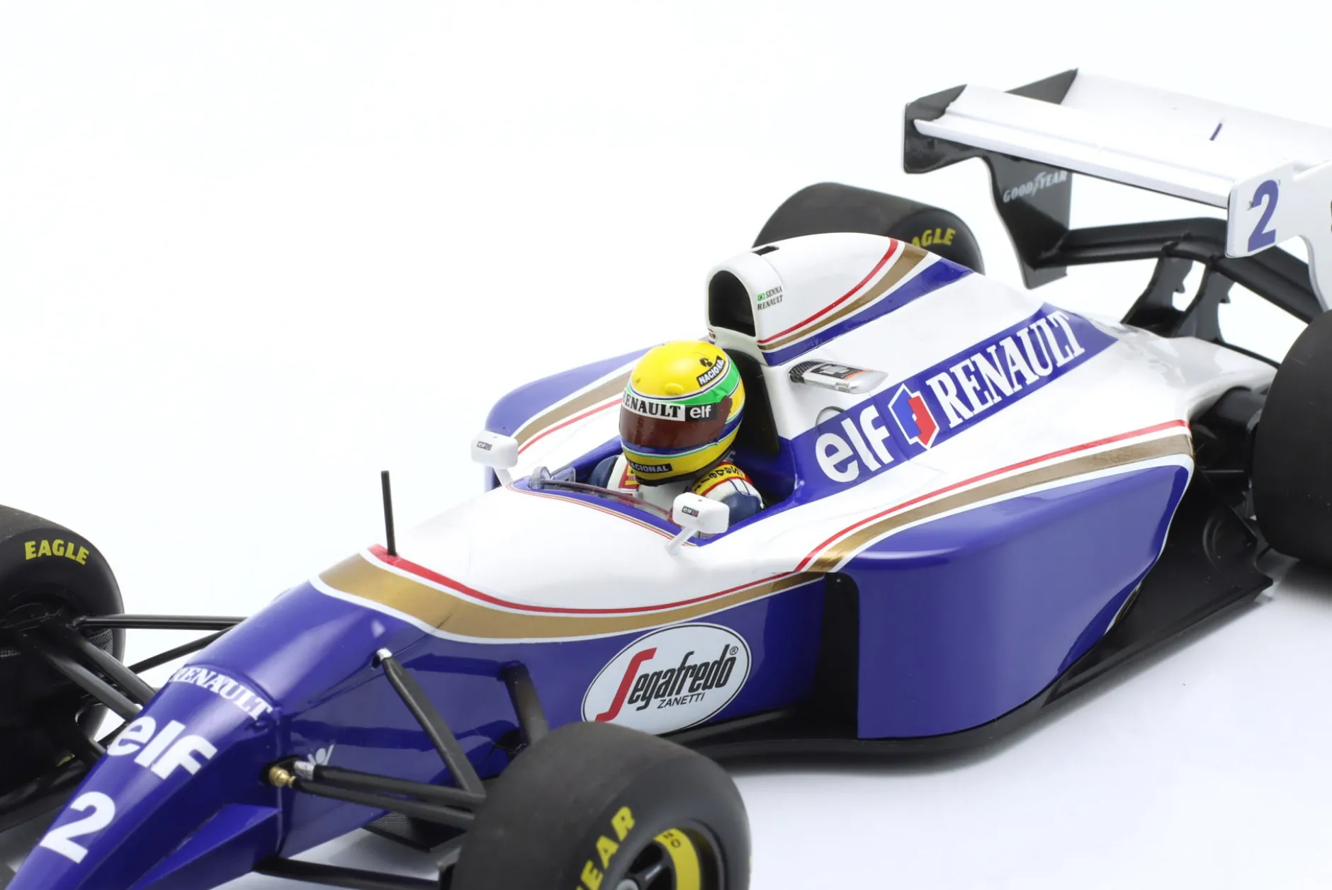 Ayrton Senna Williams FW16 #2 Pazifik GP Formel 1 1994 1:18 Minichamps