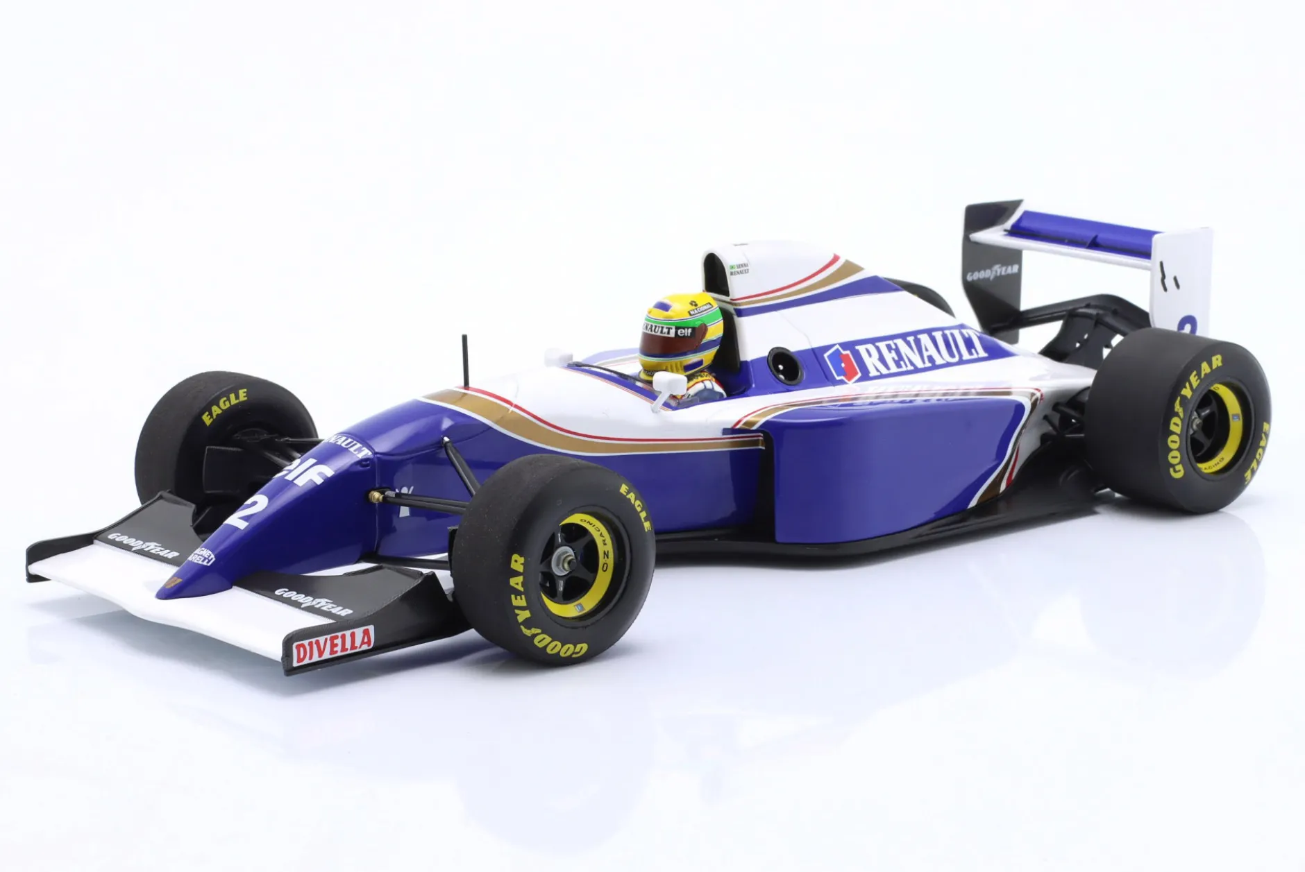 Ayrton Senna Williams FW16 #2 Test Formel 1 1994 1:18 Minichamps