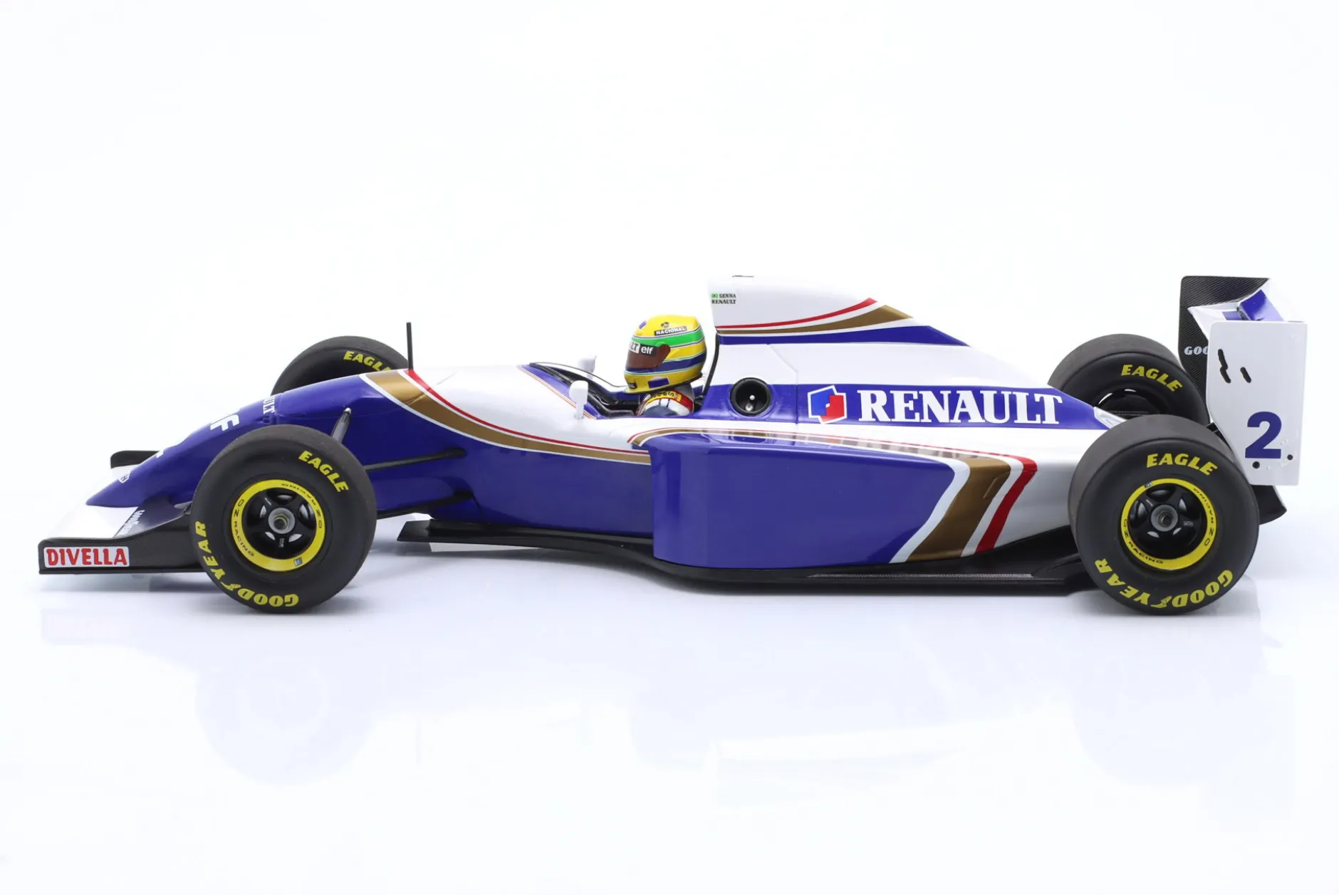 Ayrton Senna Williams FW16 #2 Test Formel 1 1994 1:18 Minichamps