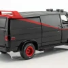 B.A.'s GMC Vandura Baujahr 1983 TV-Serie Das A-Team (1983-87) schwarz / rot / grau 1:18 Greenlight