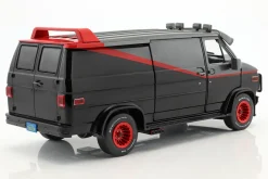 B.A.'s GMC Vandura Baujahr 1983 TV-Serie Das A-Team (1983-87) schwarz / rot / grau 1:18 Greenlight