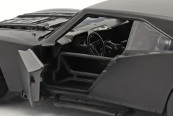 Batmobile mit Batman Figur Film The Batman 2022 schwarz 1:18 Jada Toys