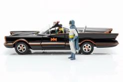 Batmobile mit Batman und Robin Figuren Classic TV-Serie 1966 1:24 Jada Toys