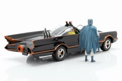 Batmobile mit Batman und Robin Figuren Classic TV-Serie 1966 1:24 Jada Toys