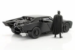 Batmobil mit Batman Figur Film The Batman (2022) schwarz 1:24 Jada Toys