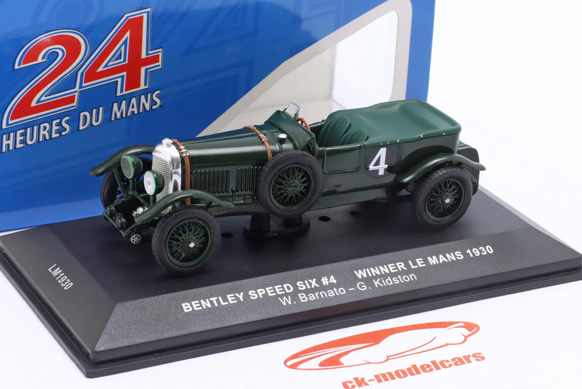 Bentley Speed Six #4 Sieger 24h LeMans 1930 Barnato, Kidston 1:43 Ixo