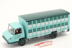 Berliet Stradair 10 Schweinetransporter Baujahr 1966 türkis 1:43 Hachette