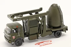 Berliet VTC Militär Raketen-Transporter Baujahr 2018 dunkeloliv 1:43 Hachette