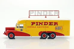 Bernard 28 Electrical Truck Pinder Zirkus Baujahr 1951 gelb / rot 1:43 Direkt Collections