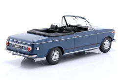 BMW 2002 Cabriolet Baujahr 1971 dunkelblau metallic 1:18 KK-Scale