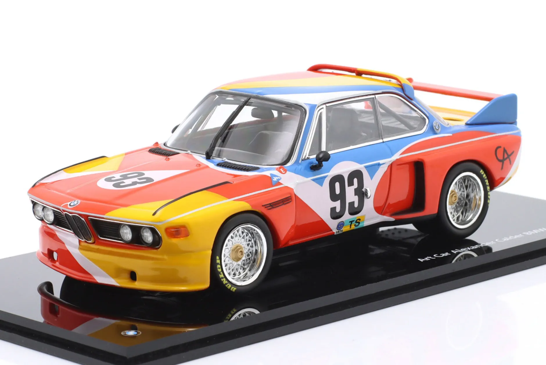 BMW 3.0 CSL #93 24h LeMans 1975 Art Car Alexander Calder 1:43 Norev