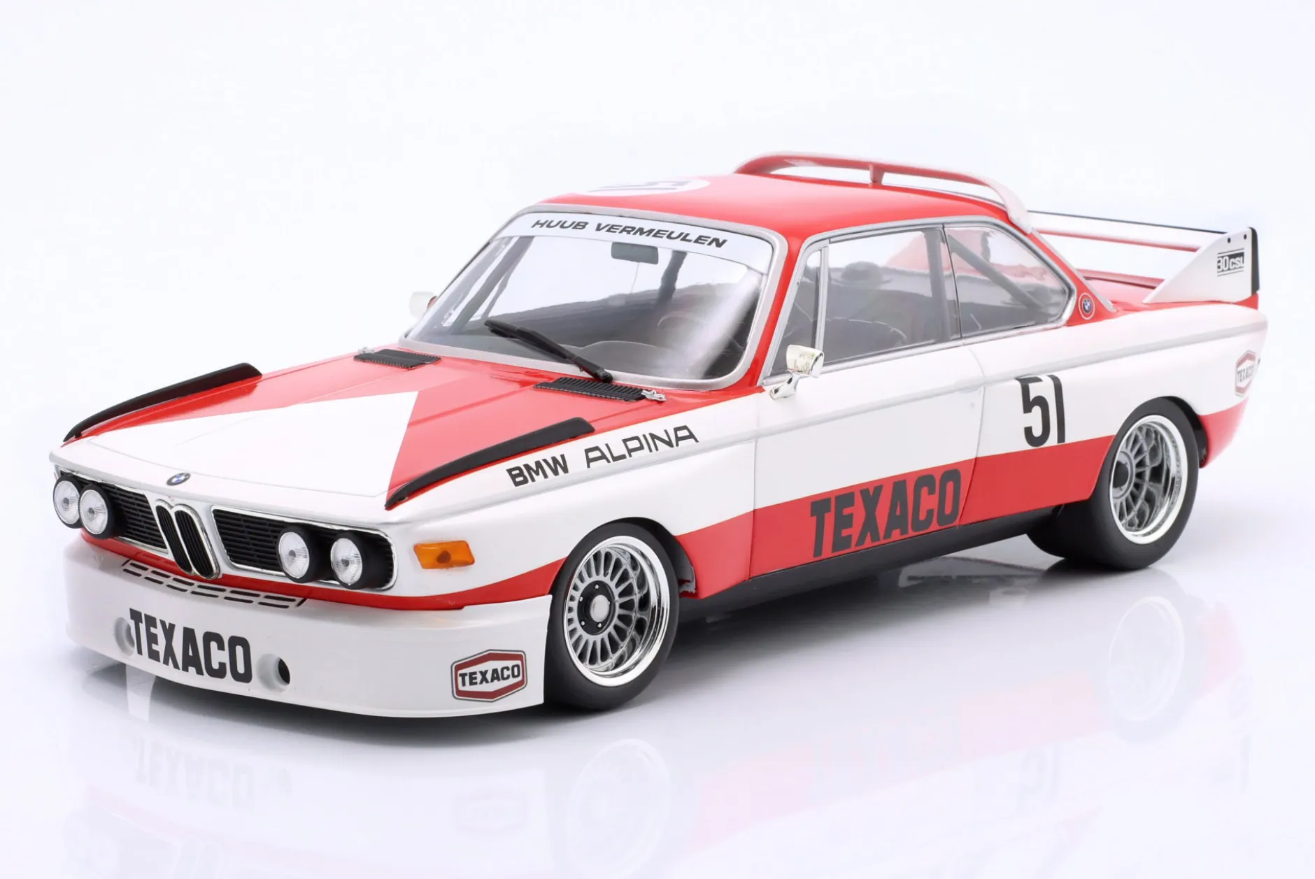 BMW 3.0 CSL #51 Sieger Zandvoort GP NTK 1974 Vermeulen 1:18 Minichamps