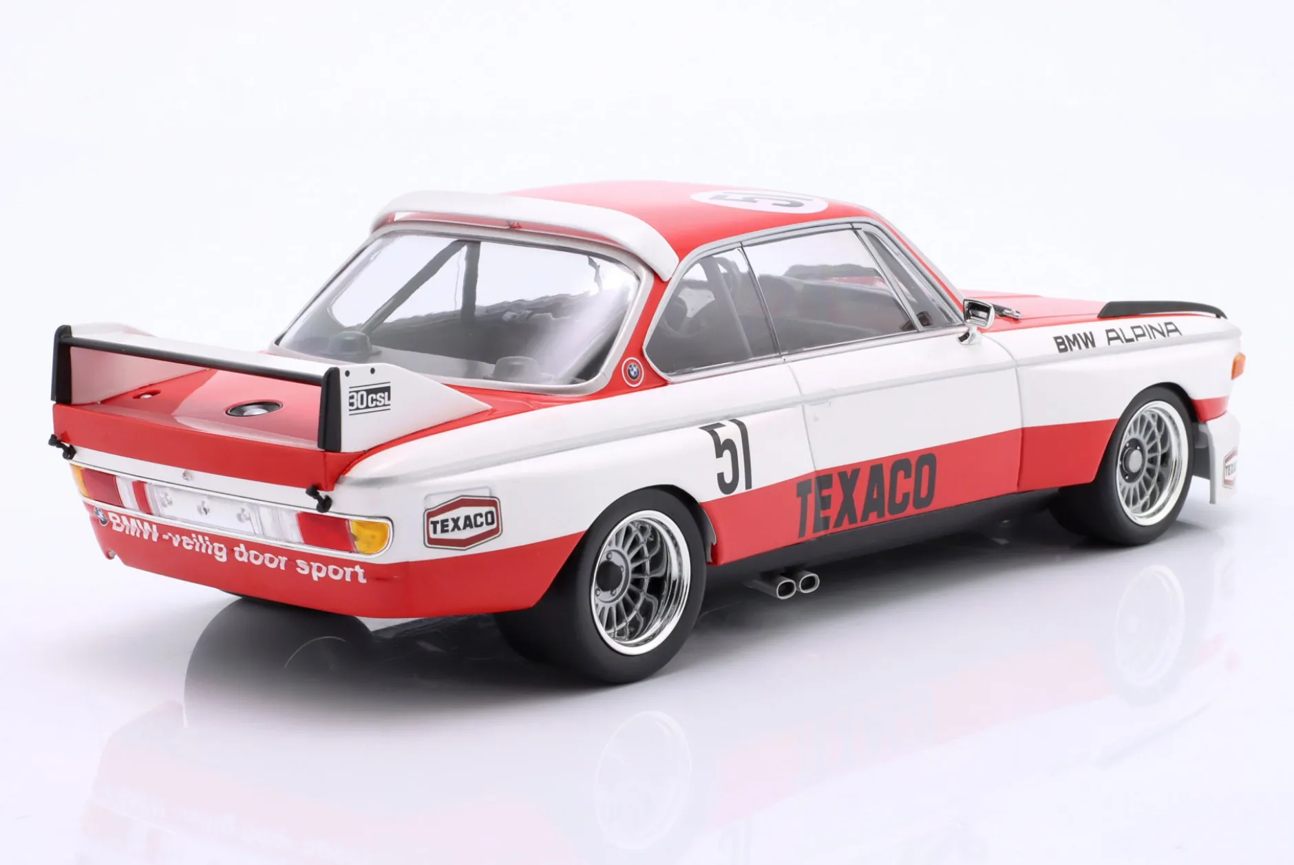 BMW 3.0 CSL #51 Sieger Zandvoort GP NTK 1974 Vermeulen 1:18 Minichamps