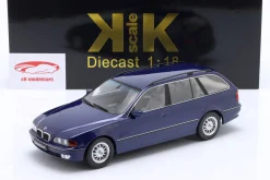 BMW 530d (E39) Touring Baujahr 1997 blau metallic 1:18 KK-Scale
