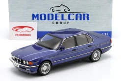 BMW E32 Alpina B11 3.5 Baujahr 1992 dunkelblau metallic 1:18 ModelCarGroup