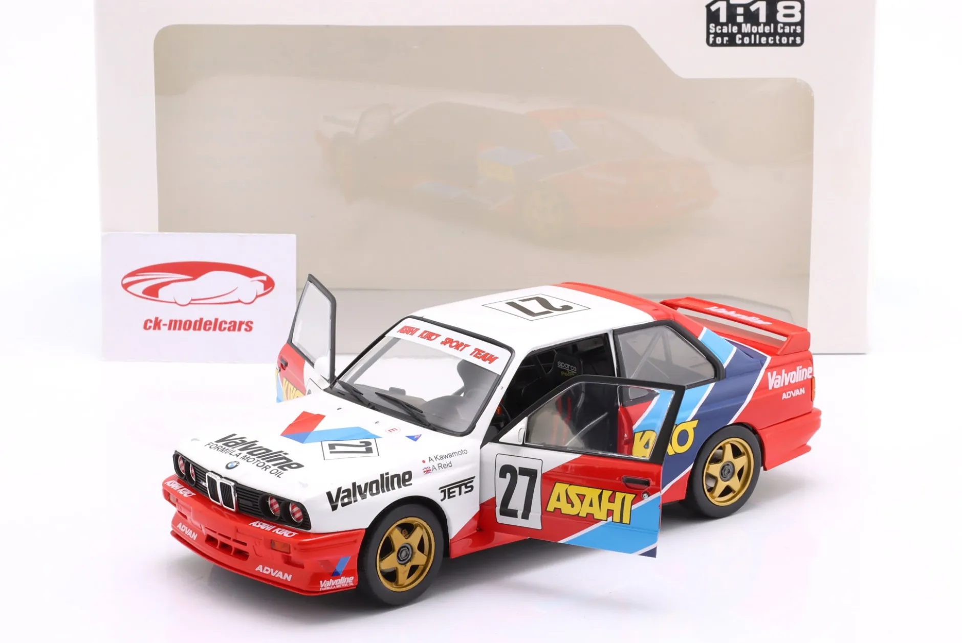 BMW E30 M3 #27 Japan Grand Touring Car Championship 1986 1:18 Solido