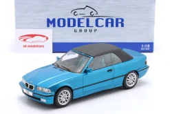 BMW 3er (E36) Cabriolet Baujahr 1996 blau metallic 1:18 ModelCar Group