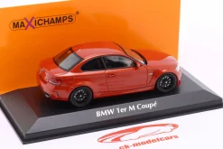 BMW 1er M Coupe Baujahr 2011 orange metallic 1:43 Minichamps