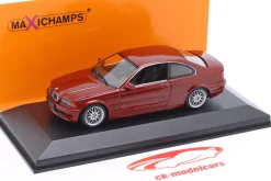 BMW 3er Serie 328 Ci Coupe (E46) Baujahr 1999 rot metallic 1:43 Minichamps
