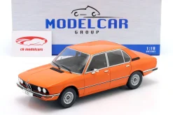 BMW 5er Serie (E12) Baujahr 1973 orange 1:18 ModelCar Group