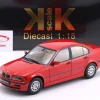 BMW 3er Serie (E46) Limousine Baujahr 1999 rot 1:18 KK-Scale
