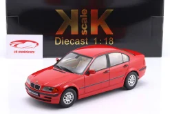 BMW 3er Serie (E46) Limousine Baujahr 1999 rot 1:18 KK-Scale