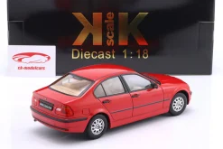 BMW 3er Serie (E46) Limousine Baujahr 1999 rot 1:18 KK-Scale