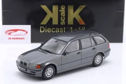 BMW 3er Serie E46 Touring Baujahr 1999 grau metallic 1:18 KK-Scale