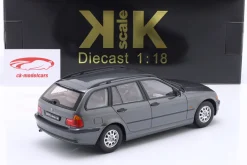 BMW 3er Serie E46 Touring Baujahr 1999 grau metallic 1:18 KK-Scale