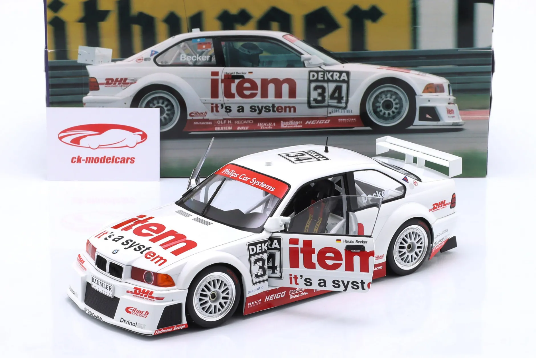 BMW 325i Coupe E36 DTM #34 DTM 1994 Harald Becker 1:18 WERK83