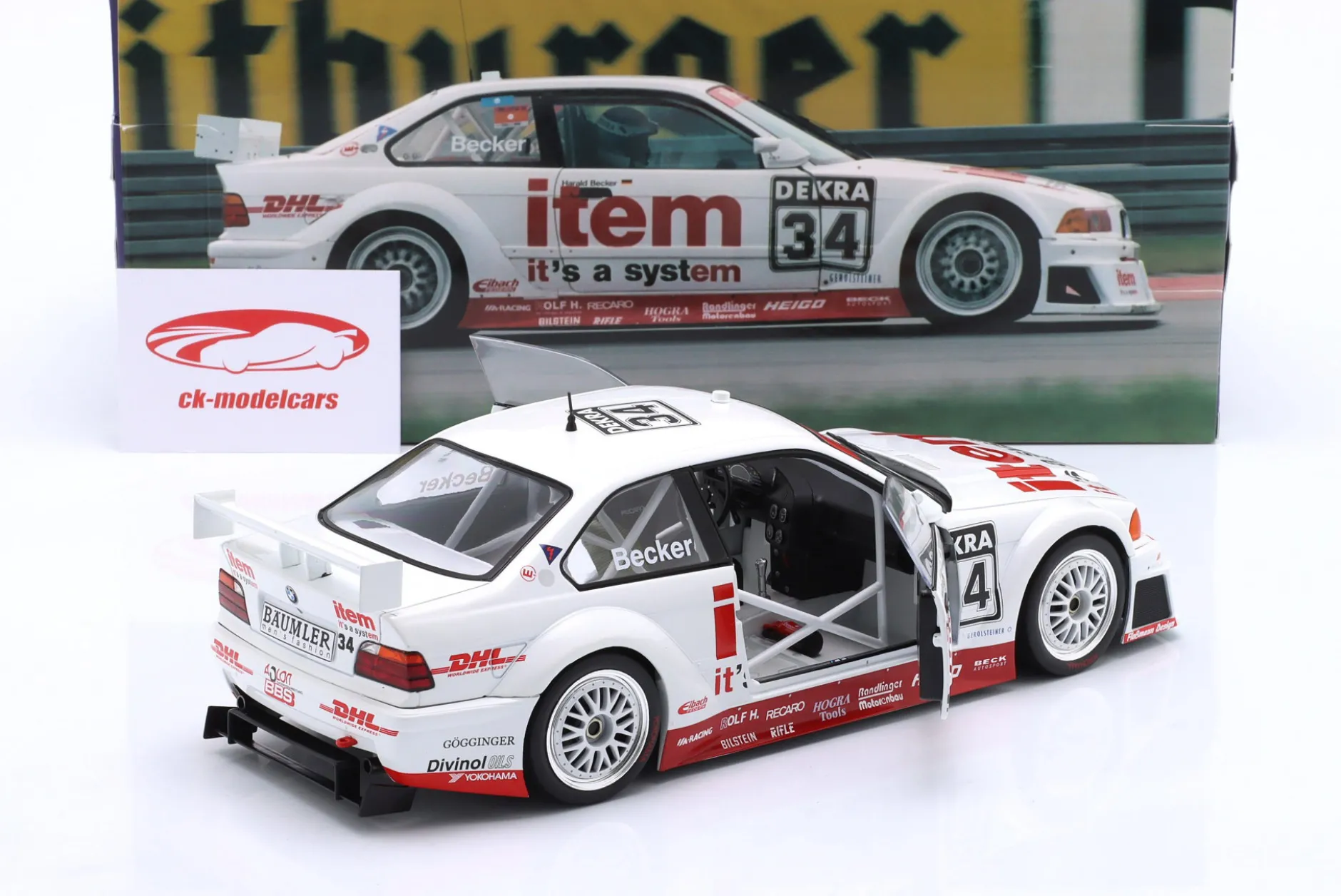 BMW 325i Coupe E36 DTM #34 DTM 1994 Harald Becker 1:18 WERK83