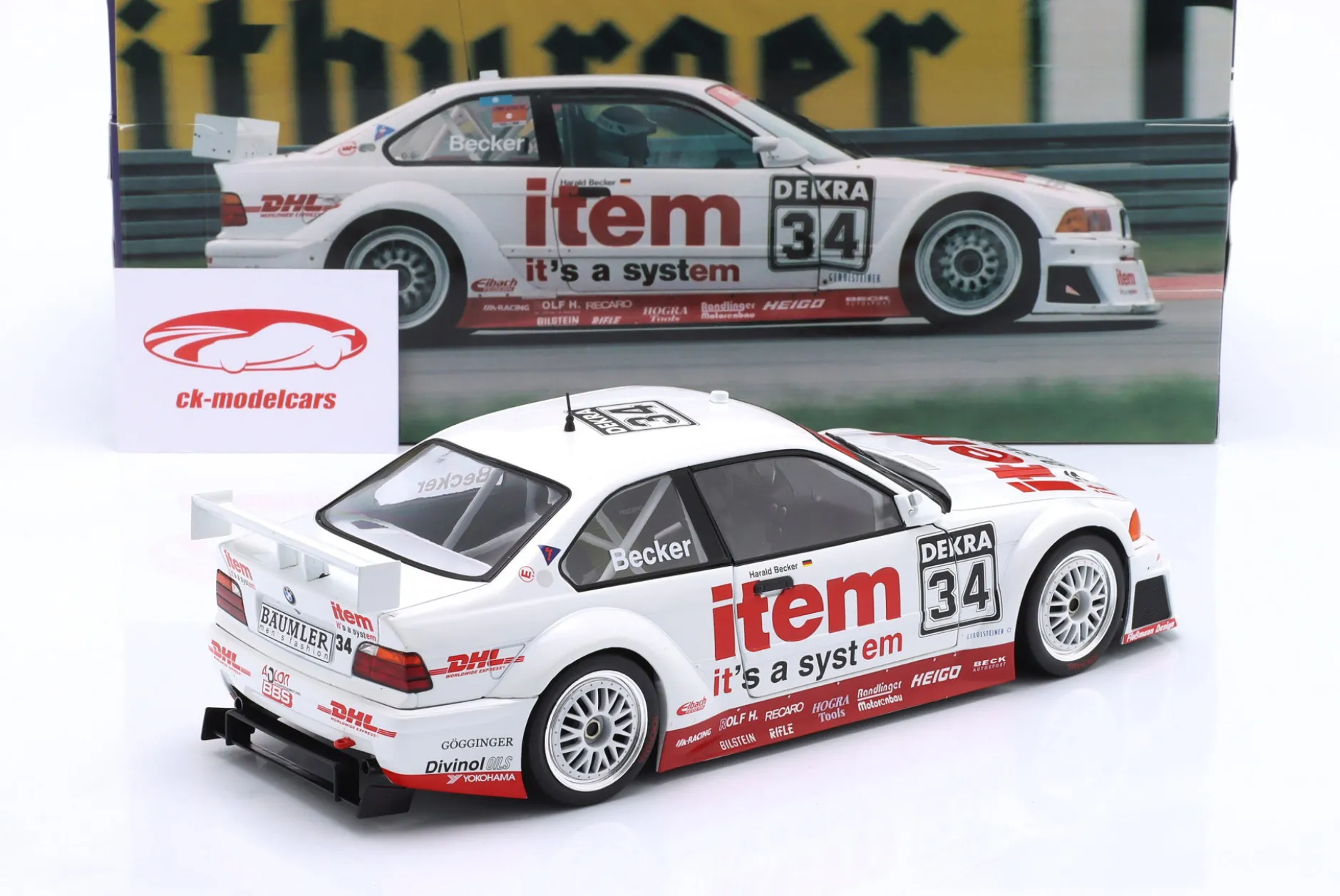 BMW 325i Coupe E36 DTM #34 DTM 1994 Harald Becker 1:18 WERK83