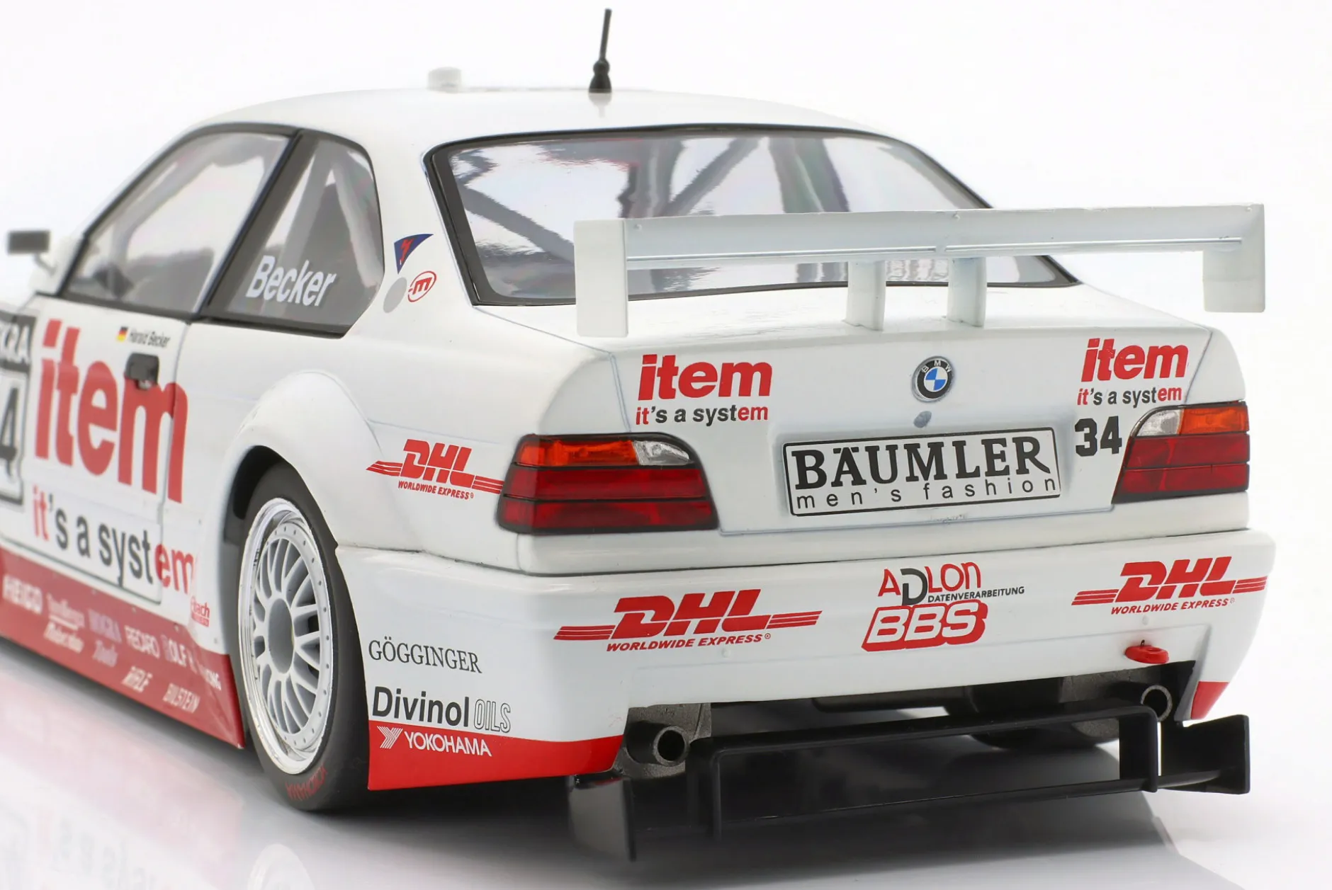 BMW 325i Coupe E36 DTM #34 DTM 1994 Harald Becker 1:18 WERK83