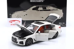 BMW i4 M50 Baujahr 2022 weiß metallic 1:18 Minichamps