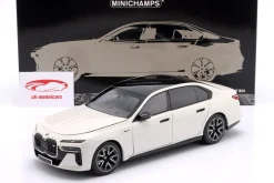 BMW i7 M70 (G70) Baujahr 2024 weiß metallic 1:18 Minichamps