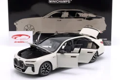 BMW i7 M70 (G70) Baujahr 2024 weiß metallic 1:18 Minichamps