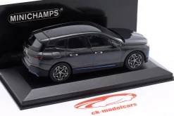 BMW IX Baujahr 2022 storm bay metallic 1:43 Minichamps