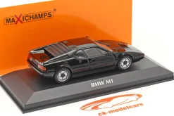 BMW M1 Baujahr 1979 schwarz 1:43 Minichamps