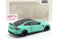 BMW M4 Competition (G82) Baujahr 2024 mintgrün 1:18 Solido