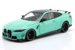 BMW M4 Competition (G82) Baujahr 2024 mintgrün 1:18 Solido